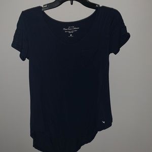 Dark blue XS Hollister shirt with front pocket